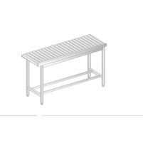 STÓŁ WYŁADOWCZY ROLKOWY DO ZMYWAREK 800x634x850 Dora-Metal DM-3278
