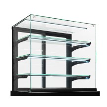 Witryna cukiernicza chłodnicza Dolce Visione Premium 1300 | podświetlany cokół | 1300x690x1300 mm