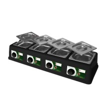 Podgrzewacz do czekolady | 4x1,5 l | 0,32 kW | 230V | 780x260x135 mm | RQ09.SC4X1.5L