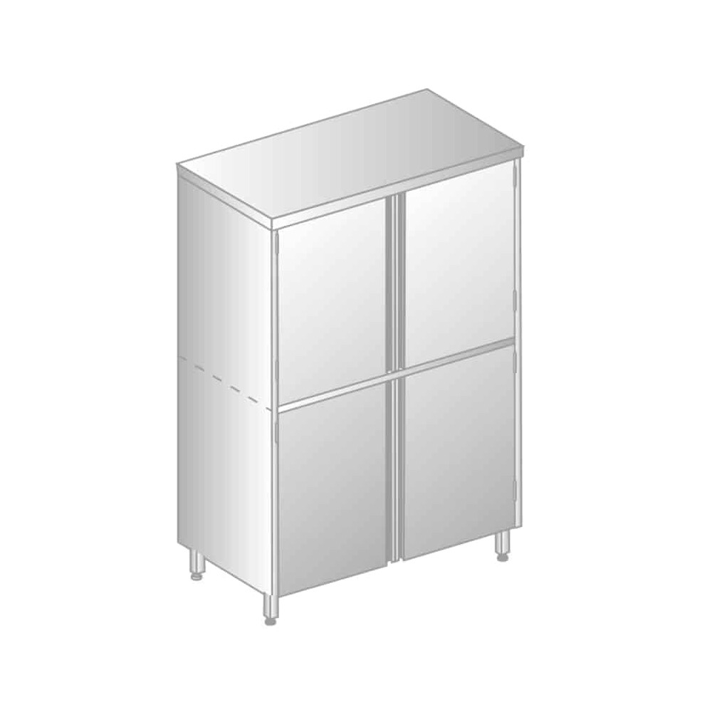 SZAFA PRZELOTOWA DRZWI SKRZYDŁOWE 1000x500x1800 Dora-Metal DM-3307.01