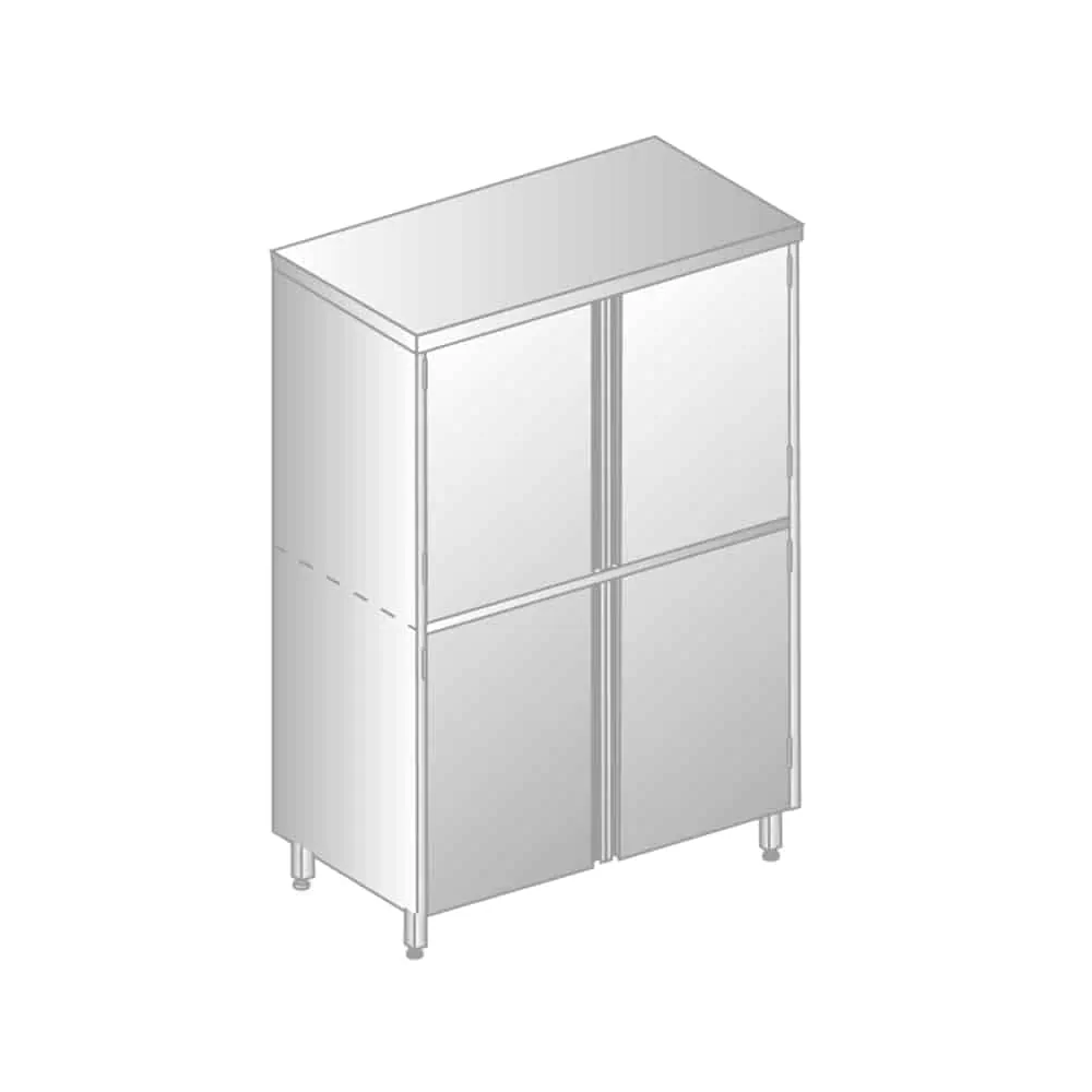 SZAFA PRZELOTOWA DRZWI SKRZYDŁOWE 1200x500x1800 Dora-Metal DM-3307.01