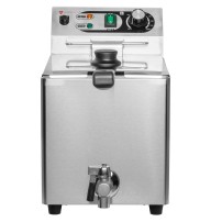 Frytownica elektryczna RESTO QUALITY RQF8LV | pojedyncza | z kranem spustowym | 8 l | 3 kW