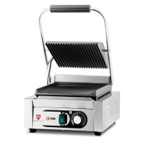 Kontakt grill pojedynczy | ryflowany | Resto Quality | 1,8 kW | RESTO QUALITY RQK811A