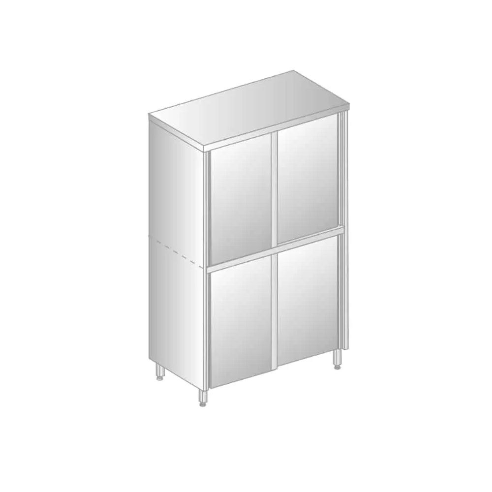 SZAFA MAGAZYNOWA Z DRZWIAMI SUWANYMI 1200x600x2000 Dora-Metal DM-3308.02