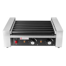 Opiekacz rolkowy do hot dogów | Podgrzewacz rolkowy | 7 rolek | teflon | 520x305x205 | RESTO QUALITY RQHD-7