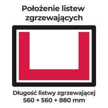 Pakowarka próżniowa komorowa iSENSOR L | wolnostojąca | listwa 560 + 560 + 880 mm | pompa BUSCH 63 m3/h | 1,5 kW | FIL6BUE2