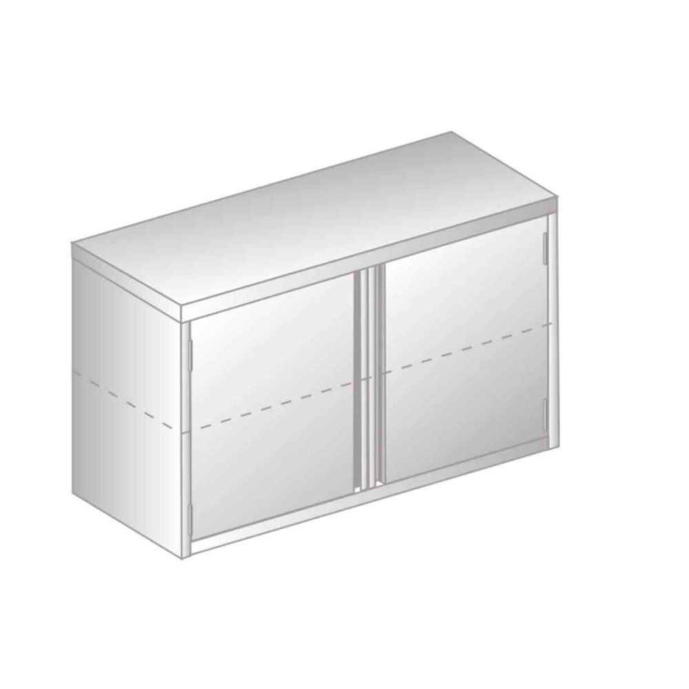 SZAFKA WISZĄCA DRZWI SKRZYDŁOWE NIERDZEWNA 1000x300x600 Dora-Metal DM-3314