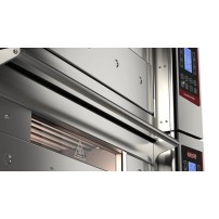 Piec elektryczny piekarniczy 1 komorowy | modułowy | wys. komory 18 cm | 2x400x600 mm | 3x33 cm | T POLIS 2S/MC18 IoT