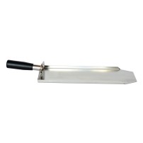 Szufelka aluminiowa z rantami bocznymi | 140x280 mm | RESTO QUALITY QSAS