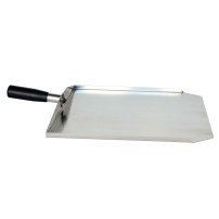 Szufelka aluminiowa z rantami bocznymi | 280x280 mm | RESTO QUALITY QSAB