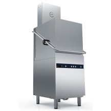 Zmywarka kapturowa z odzyskiem ciepła | kosz 500x500 mm | 3 cykle mycia | 820x750x2012 mm | 8,7 kW | RESTO QUALITY RQ102B-HR