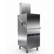 Zmywarka kapturowa z odzyskiem ciepła | kosz 500x500 mm | 3 cykle mycia | 820x750x2012 mm | 8,7 kW | RESTO QUALITY RQ102B-HR
