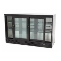 Barowa szafa chłodnicza | chłodziarka podblatowa | 3-drzwiowa | drzwi przesuwne | 341 l | RQ-330SCM