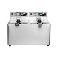 Frytownica elektryczna RQF8LV2, podwójna, 2x 8 l, 2x 3 kW, Resto Quality RQF8L2
