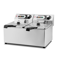 Frytownica elektryczna RQF8LV2, podwójna, 2x 8 l, 2x 3 kW, Resto Quality RQF8L2