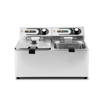 Frytownica elektryczna RQF8LV2, podwójna, 2x 8 l, 2x 3 kW, Resto Quality RQF8L2