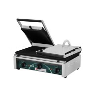 Grill elektryczny kontaktowy panini podwójny RN103-A  |  płyty ryflowane
