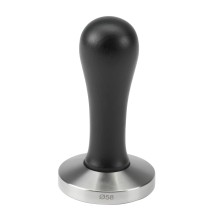 Tamper | ubijak do kawy | stal nierdzewna | czarna drewniana rączka | 58 mm | HEBBF58