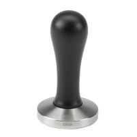 Tamper | ubijak do kawy | stal nierdzewna | czarna drewniana rączka | 58 mm | HEBBF58