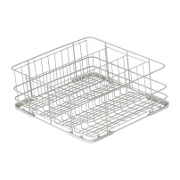Kosz do mycia kieliszków na wino | do zmywarek Krupps | 500x500x170 mm | 800057