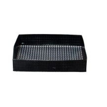 Pojemnik teflonowy perforowany 140x140x25 mm | zestaw 2 szt. | QPTP14