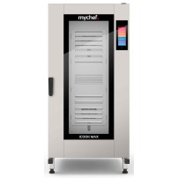 Piec konwekcyjno-parowy gazowy | z wózkiem | automatyczny system myjący | 20xGN2/1 | 40 kW | 230 V | Mychef iCook MAX 202G