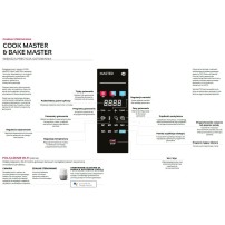 Piec konwekcyjno-parowy elektryczny | automatyczny system myjący | 10xGN1/1 | 18,6 kW | 400 V | Mychef COOK MASTER 101E