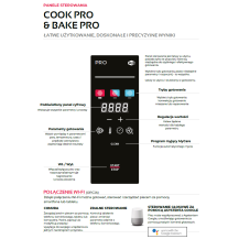Piec konwekcyjno-parowy elektryczny | automatyczny system myjący | 6xGN1/1 | 9,3 kW | 400 V | Mychef COOK PRO 061E