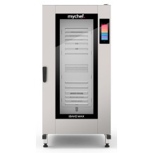 Piec konwekcyjno-parowy gazowy | z wózkiem | piekarniczo-cukierniczy | automatyczne mycie | 16x600x400 | Mychef iBake MAX 16G
