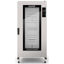 Piec konwekcyjno-parowy gazowy | z wózkiem | automatyczne mycie | 16x600x400 | Mychef BAKE MAX MASTER 16G