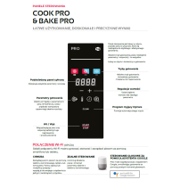 Piec konwekcyjno-parowy elektryczny | piekarniczo-cukierniczy | automatyczne mycie | 6x600x400 | 400 V | Mychef BAKE PRO 6E