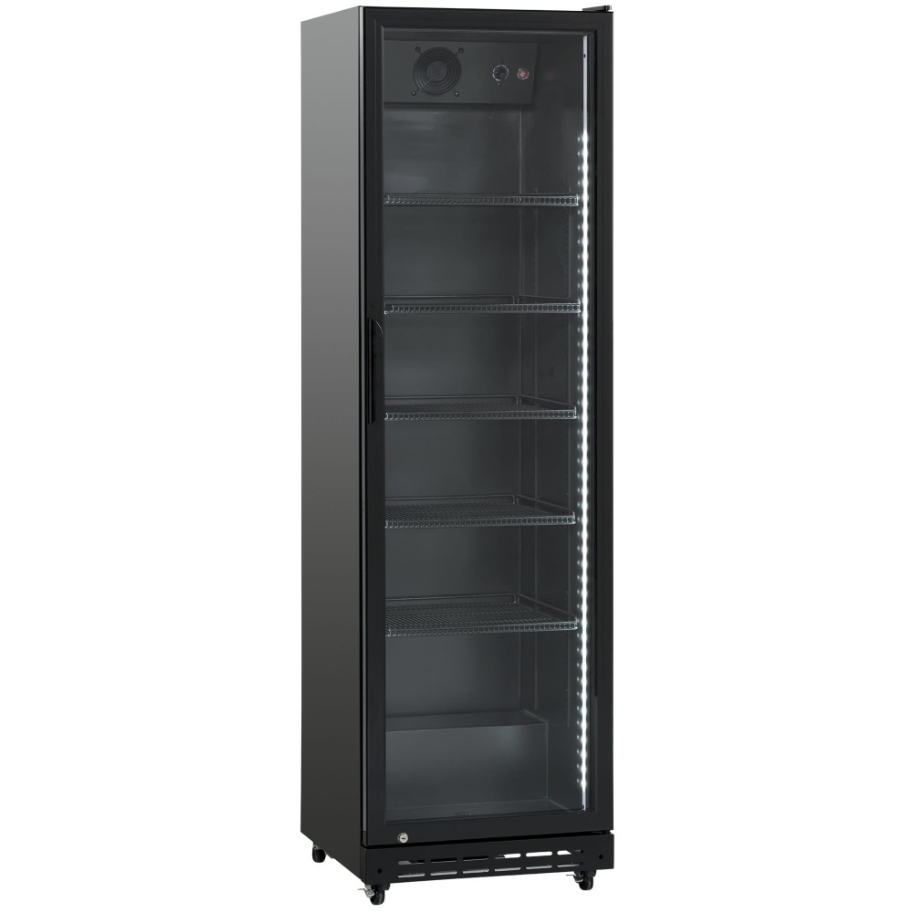 Szafa chłodnicza przeszklona | 392 l | SD430BE (RQ429-BLACK)