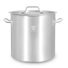Garnek ze stali nierdzewnej z podziałką 17,2 l | 280x280 mm | z pokrywką | RQ12828