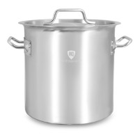 Garnek ze stali nierdzewnej z podziałką 36,6 l | 360x360 mm | z pokrywką RQ13636