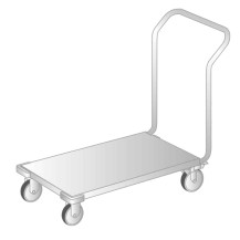 WÓZEK PLATFORMOWY 1030x540x870 Dora-Metal DM-3401