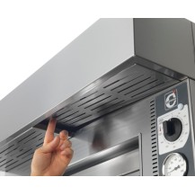 Piec do pizzy elektryczny Cuppone Tiziano | dwukomorowy | 4+4x25 | TZ425/2M
