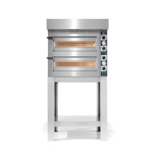 Piec do pizzy elektryczny Cuppone Tiziano | dwukomorowy | 4+4x30 | TZ430/2M