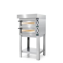 Piec do pizzy elektryczny Cuppone Tiziano | dwukomorowy | 4+4x30 | TZ430/2M