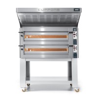 Piec do pizzy elektryczny Cuppone Donatello | dwukomorowy | panel cyfrowy | 6+6x36 | DN635L/2 D