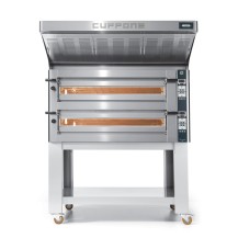 Piec do pizzy elektryczny Cuppone Donatello | dwukomorowy | panel cyfrowy | 9+9x36 | DN935/2 CD