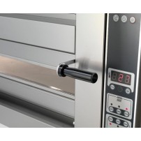 Piec do pizzy elektryczny Cuppone Donatello | dwukomorowy | panel cyfrowy | 9+9x36 | DN935/2 D