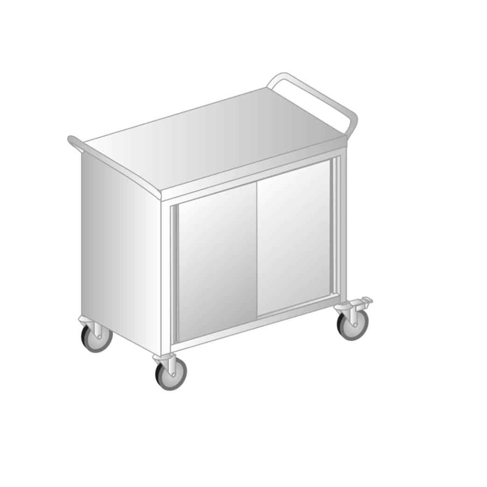WÓZEK Z SZAFKĄ 1000x600x850 Dora-Metal DM-3408