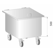 POJEMNIK NA ODPADKI JEZDNY 400x400x650 Dora-Metal DM-3410