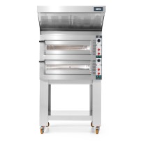 Piec do pizzy elektryczny Cuppone Tiepolo | dwukomorowy | 4+4x36 | TP435/2CM