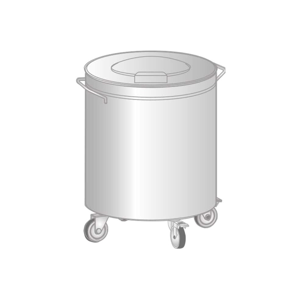 POJEMNIK NA ODPADKI OKRĄGŁY Ø450x605 Dora-Metal DM-3415