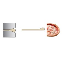 Prasa do ciasta do pizzy Cuppone Pizzaform | Ø35-38 cm | 400 placków/h | 4,2 kW | PZF/35DS