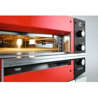 Piec do pizzy elektryczny Cuppone Home HE 400 | jednokomorowy | panel manualny | 400x400 mm | HE400/1 TM/FG | zielony