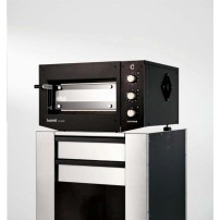 Piec do pizzy elektryczny Cuppone Home HE 400 | jednokomorowy | panel manualny | 400x400 mm | HE400/1 TM/FN | czarny