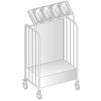 POMOCNIK KELNERSKI 840x567x1505 Dora-Metal DM-3429