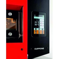 Piec do pizzy elektryczny Cuppone Home HE 400 | jednokomorowy | panel dotykowy | 400x400 mm | HE400/1 TS/FN | czarny